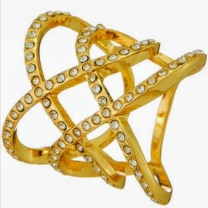 Zinc Glass Stone Ring